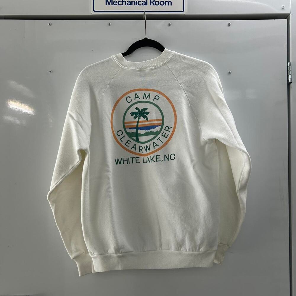 VTG 80s Camp Clearwater crewneck sweatshirt